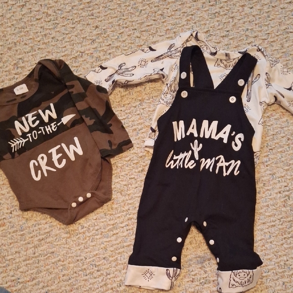 SHEIN Black and White Overalls Set - Picture 1 of 1